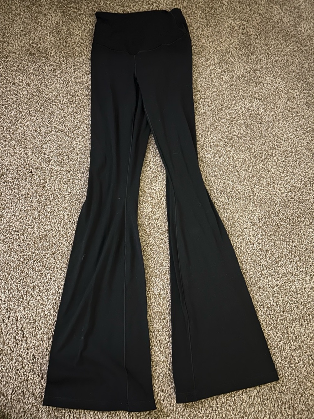 Aerie Crossover Black Bootcut Leggings